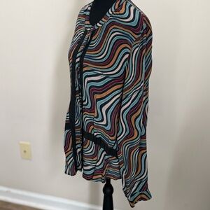 Tolani Multicolor Swirl Tunic